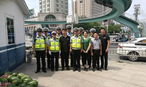 居然所見，皆有溫度——安徽分公司淮南店慰問一線交警 